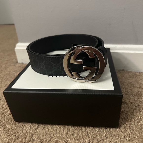 GG SUPREME BELT WITH G BUCKLE - Picture 1 of 6